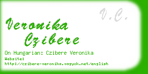 veronika czibere business card